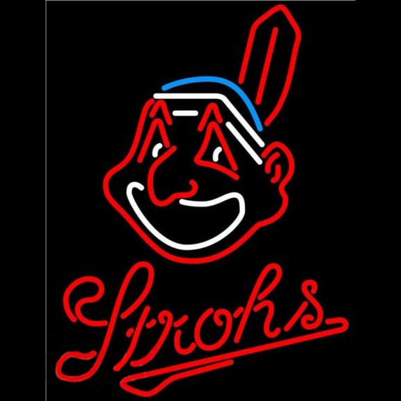 Custom Strohs Cleveland Indians MLB Beer Sign Neon Sign USA