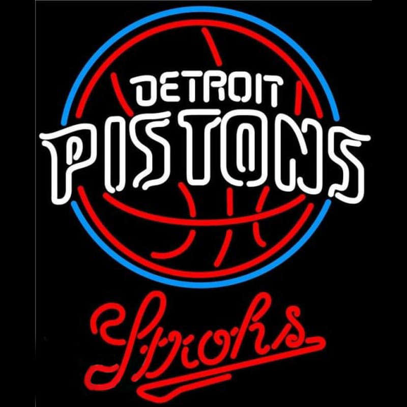 Custom Strohs Detroit Pistons NBA Beer Sign Neon Sign USA