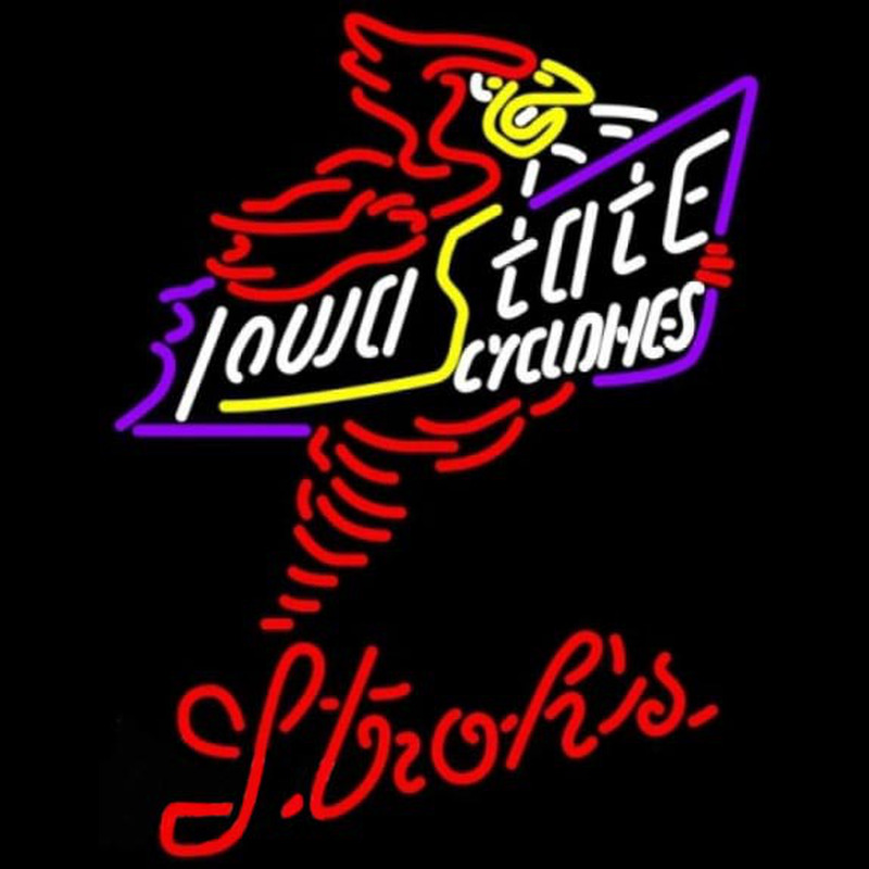 Custom Strohs Killer Iowa State Cyclones University Beer Sign Neon Sign USA