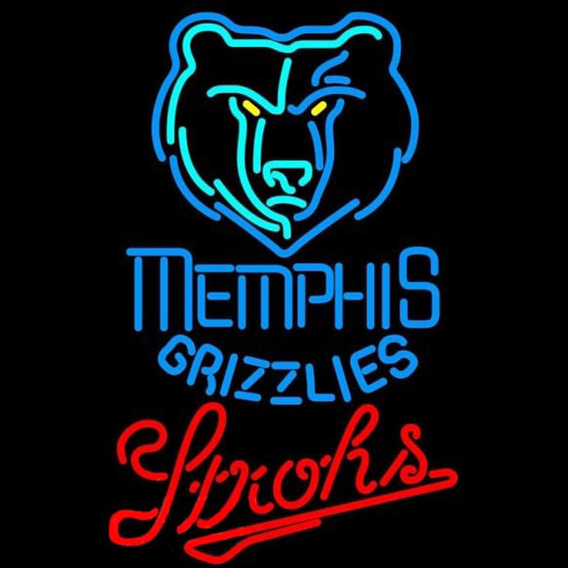 Custom Strohs Memphis Grizzlies NBA Beer Sign Neon Sign USA