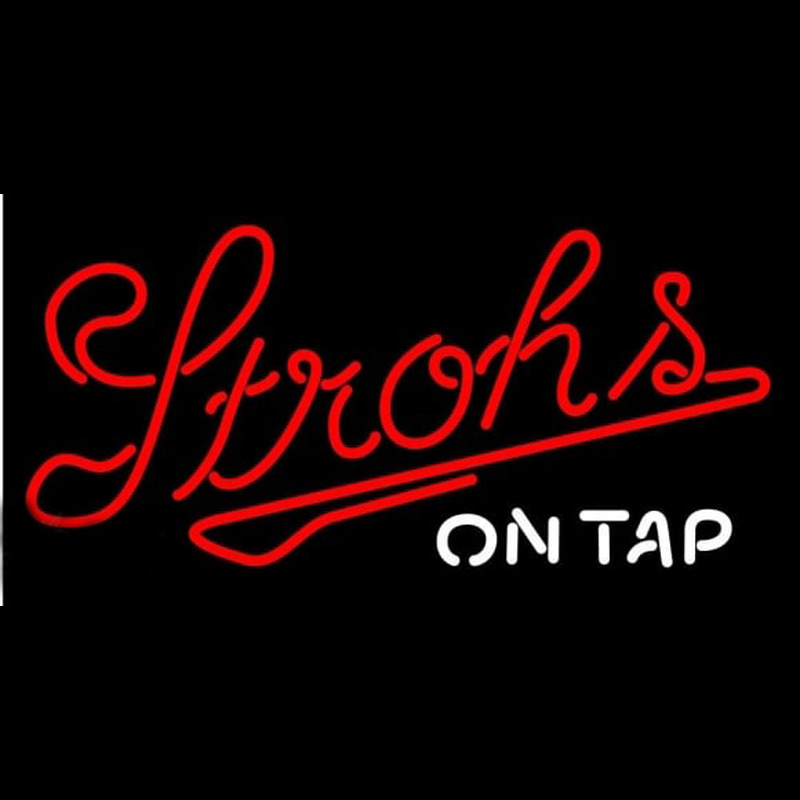 Custom Strohs On Tap Beer Sign Neon Sign USA