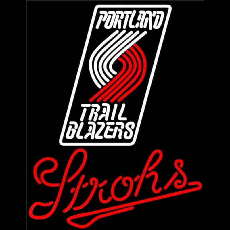 Custom Strohs Portland Trail Blazers NBA Beer Sign Neon Sign USA