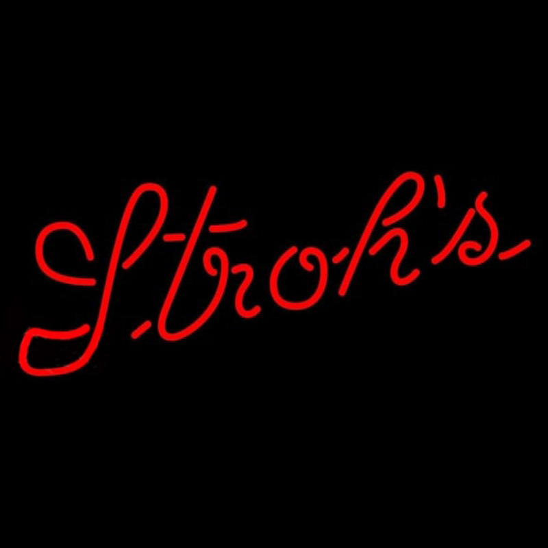Custom Strohs Red Beer Sign Neon Sign USA