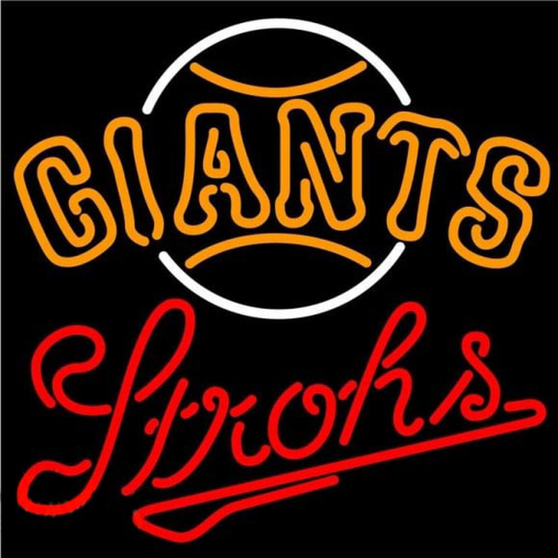 Custom Strohs San Francisco Giants MLB Beer Sign Neon Sign USA