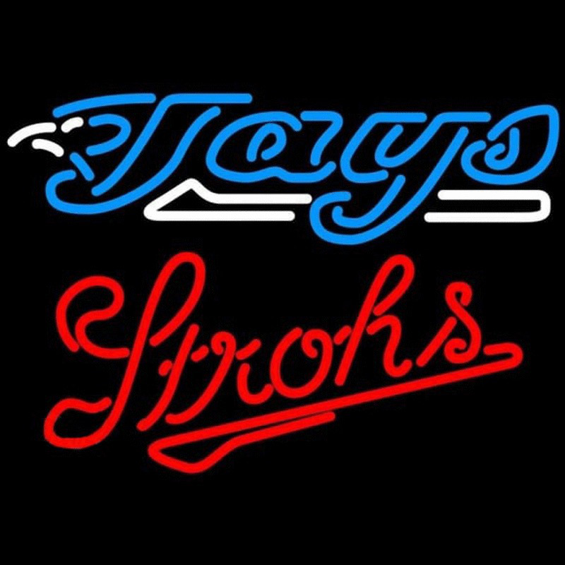 Custom Strohs Toronto Blue Jays MLB Beer Sign Neon Sign USA