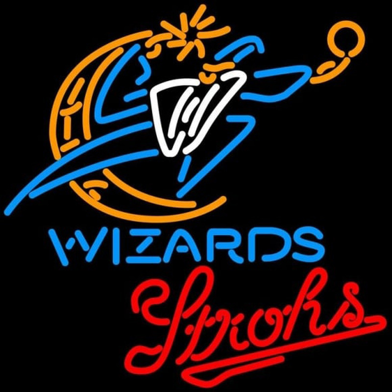 Custom Strohs Washington Wizards NBA Beer Sign Neon Sign USA