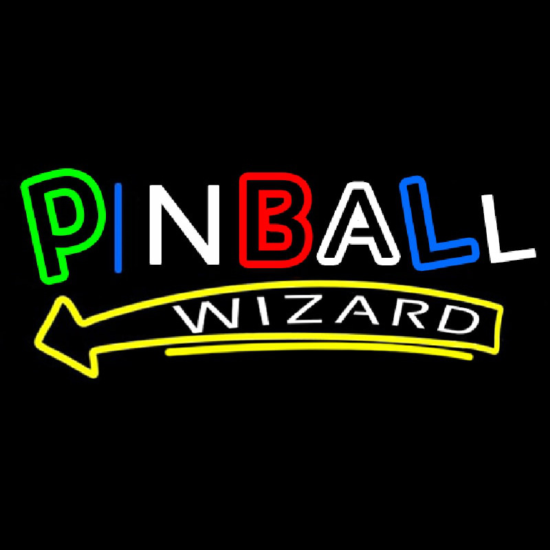 Custom Stylish Pinball Wizard 1 Neon Sign USA