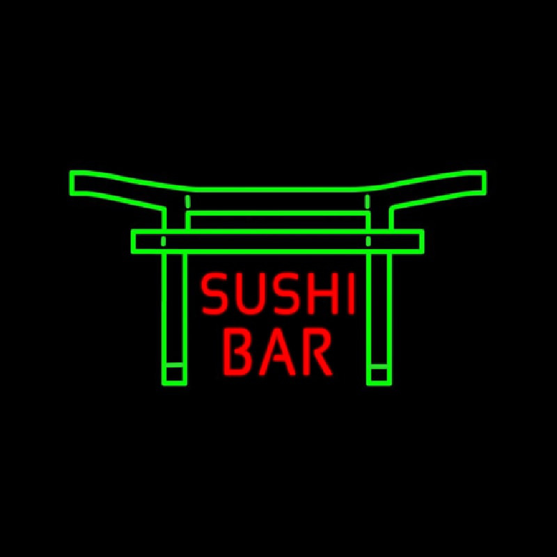Custom Sushi Bar Neon Sign USA