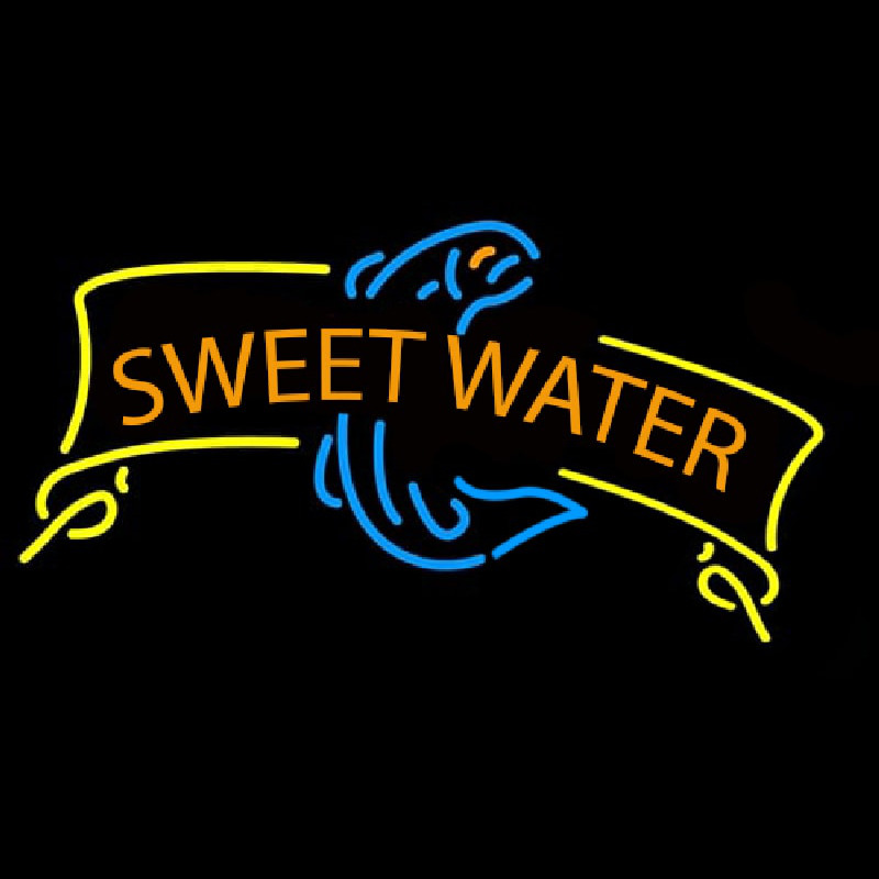 Custom Sweet Water Fish Neon Sign USA