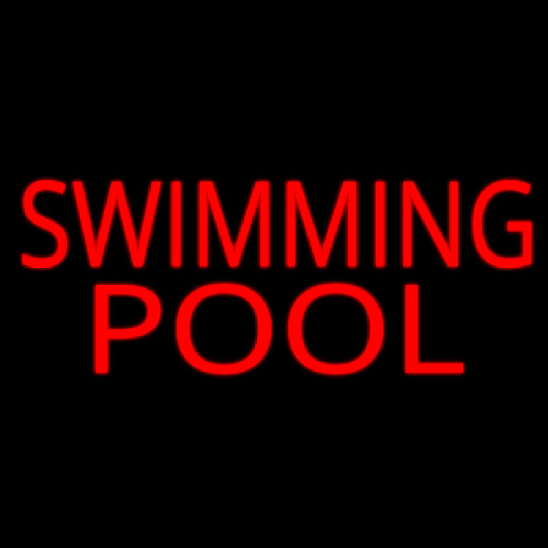 Custom Swimming Pool Neon Sign USA