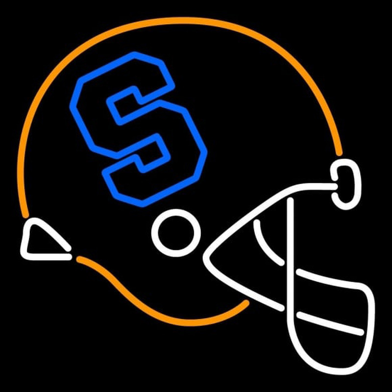 Custom Syracuse Orange Helmet 2006 Pres Logo NCAA Neon Sign Neon Sign USA