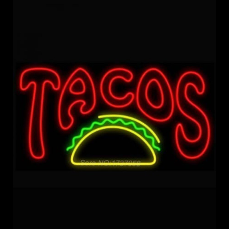 Custom Tacos Neon Sign USA