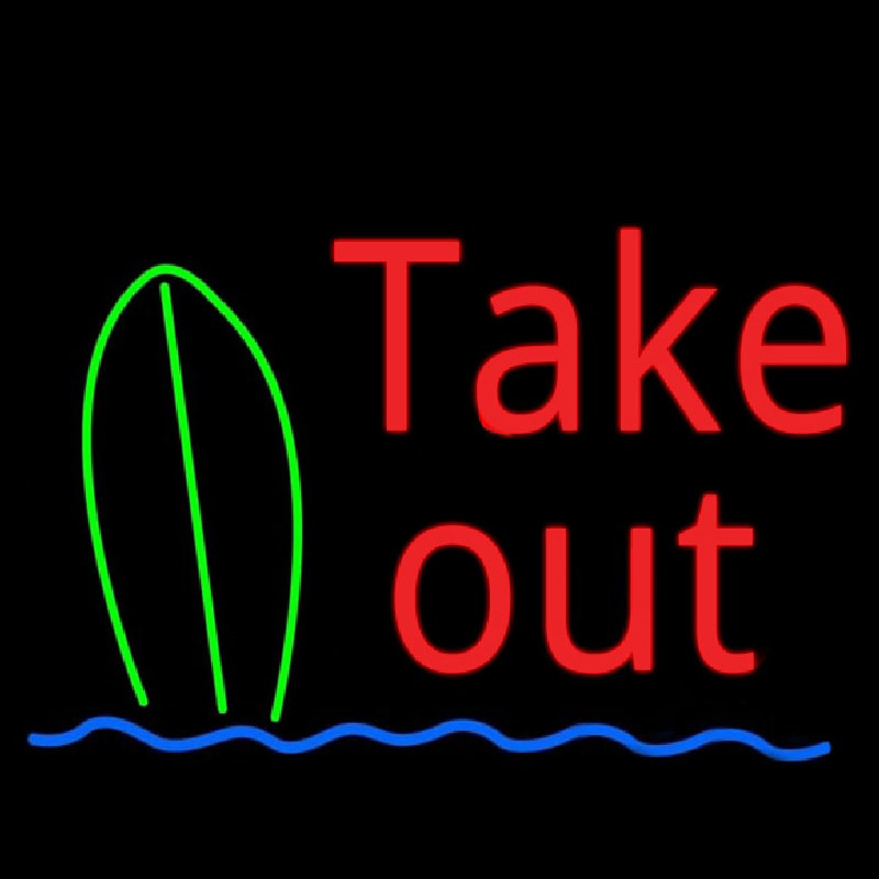 Custom Take Out Bar Neon Sign USA