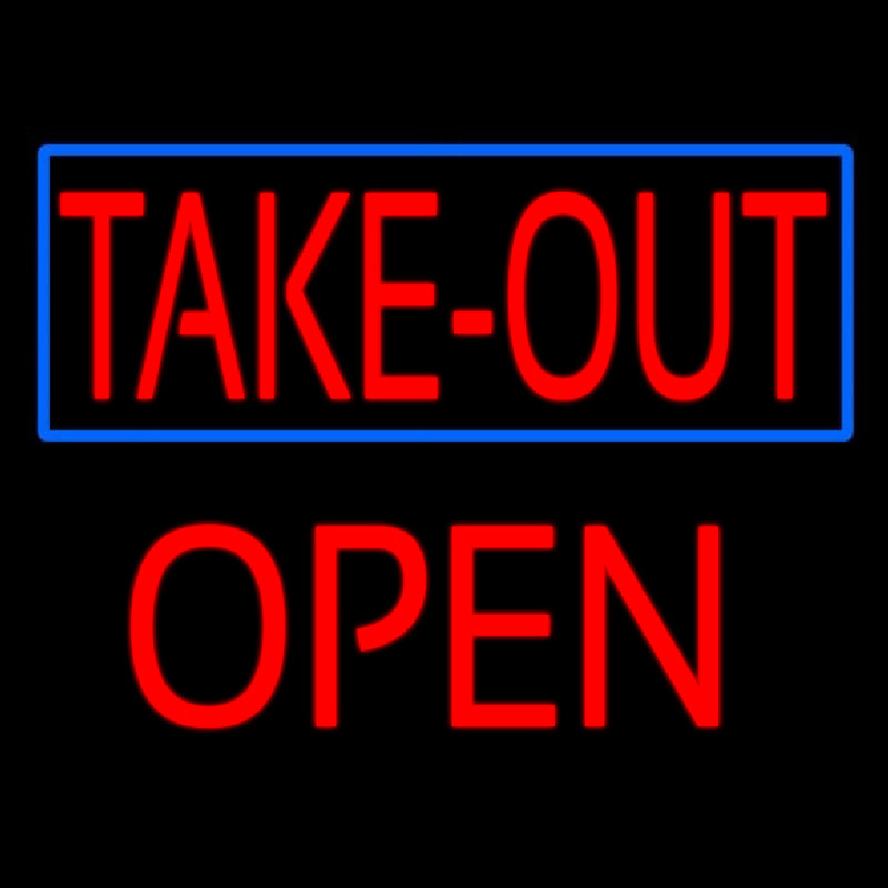Custom Take Out Open Neon Sign USA