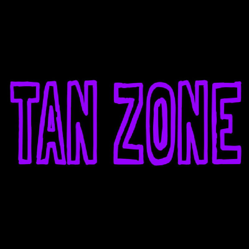 Custom Tan Zone Neon Sign USA