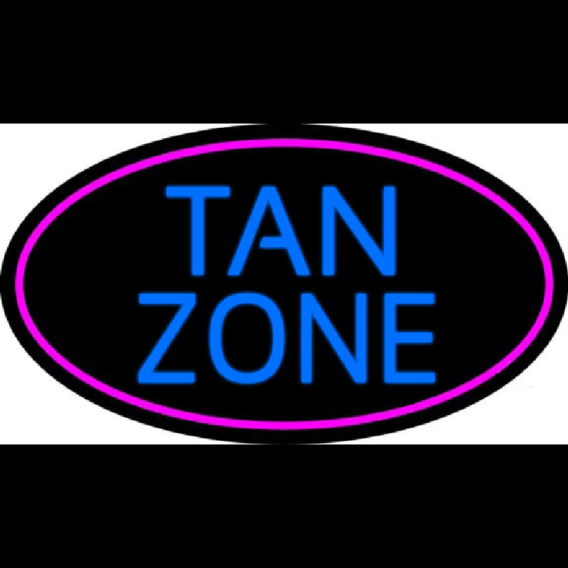 Custom Tan Zone Neon Sign USA