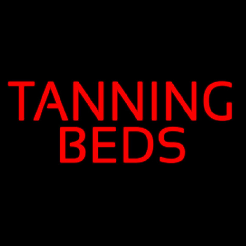 Custom Tanning Beds Neon Sign USA