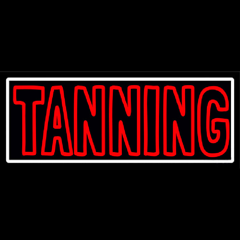 Custom Tanning Double Stroke Neon Sign USA