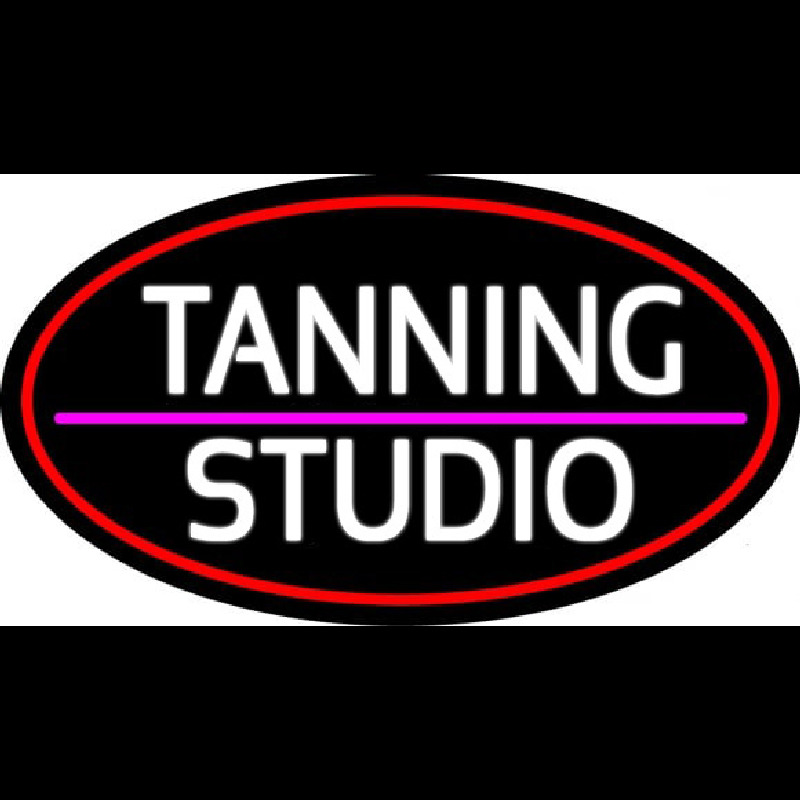 Custom Tanning Studio Neon Sign USA