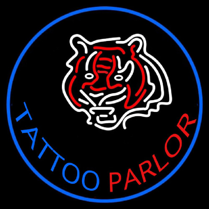 Custom Tattoo Parlor Neon Sign USA