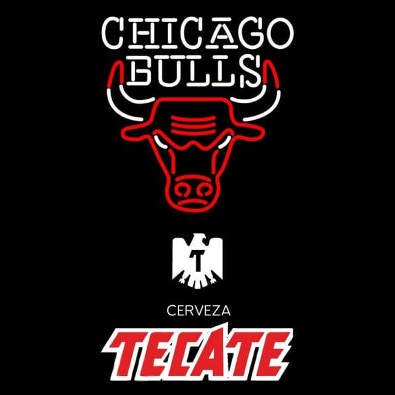 Custom Tecate Chicago Bulls NBA Beer Sign Neon Sign USA