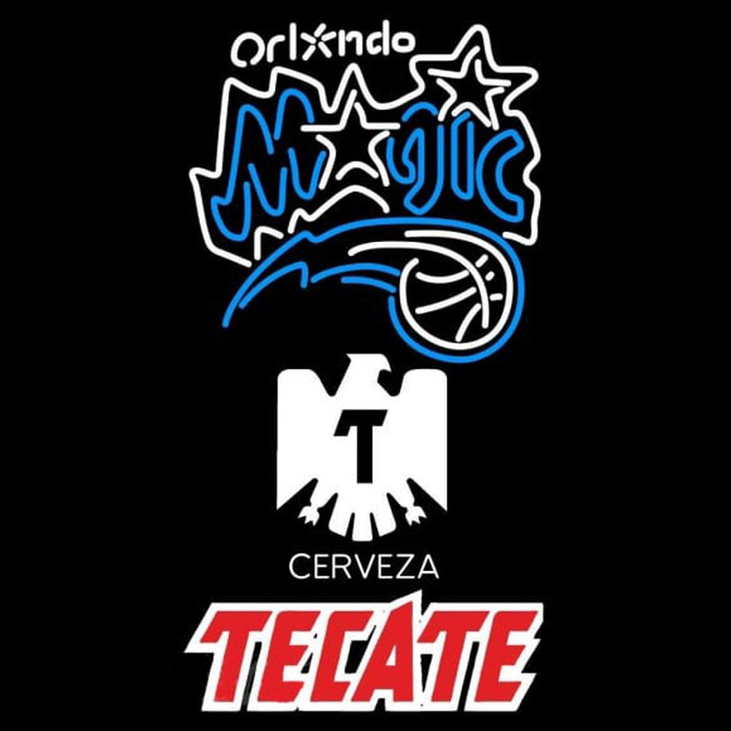 Custom Tecate Orlando Magic NBA Beer Sign Neon Sign USA