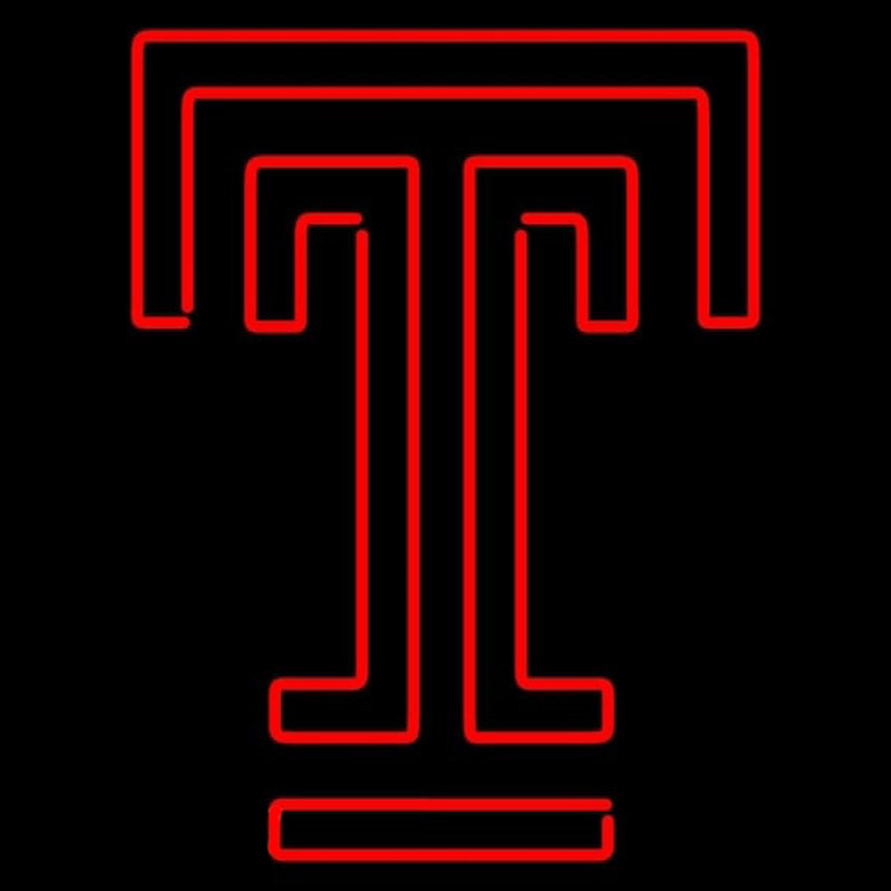 Custom Temple Owls Alternate 1972 1995 Logo NCAA Neon Sign Neon Sign USA
