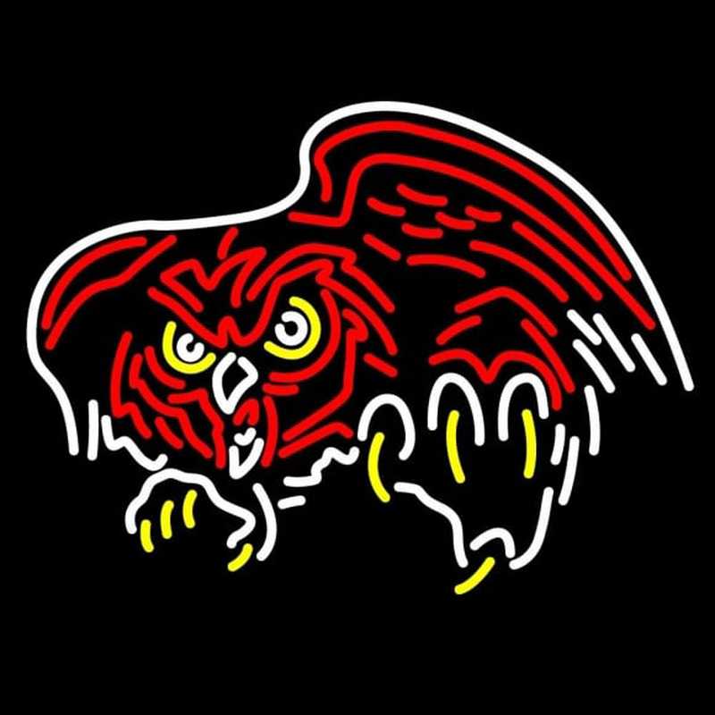 Custom Temple Owls Alternate 1996 Pres Logo NCAA Neon Sign Neon Sign USA