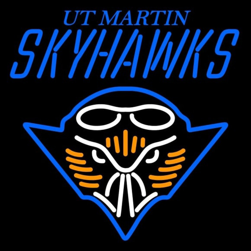 Custom Tennessee Martin Skyhawks Primary 2009 Pres Logo NCAA Neon Sign Neon Sign USA