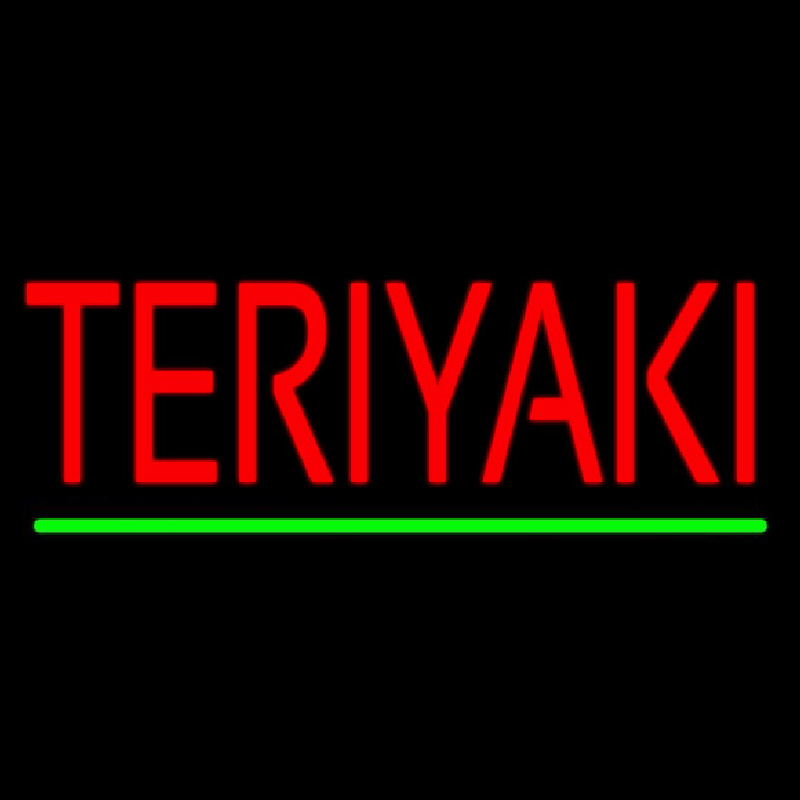 Custom Teriyaki Neon Sign USA
