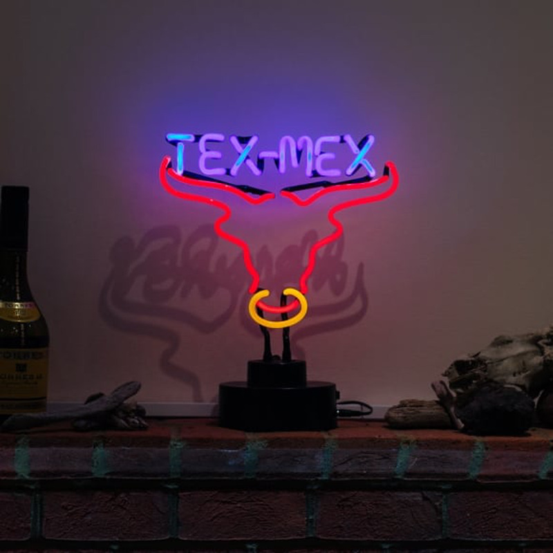 Custom Tex Mex Desktop Neon Sign