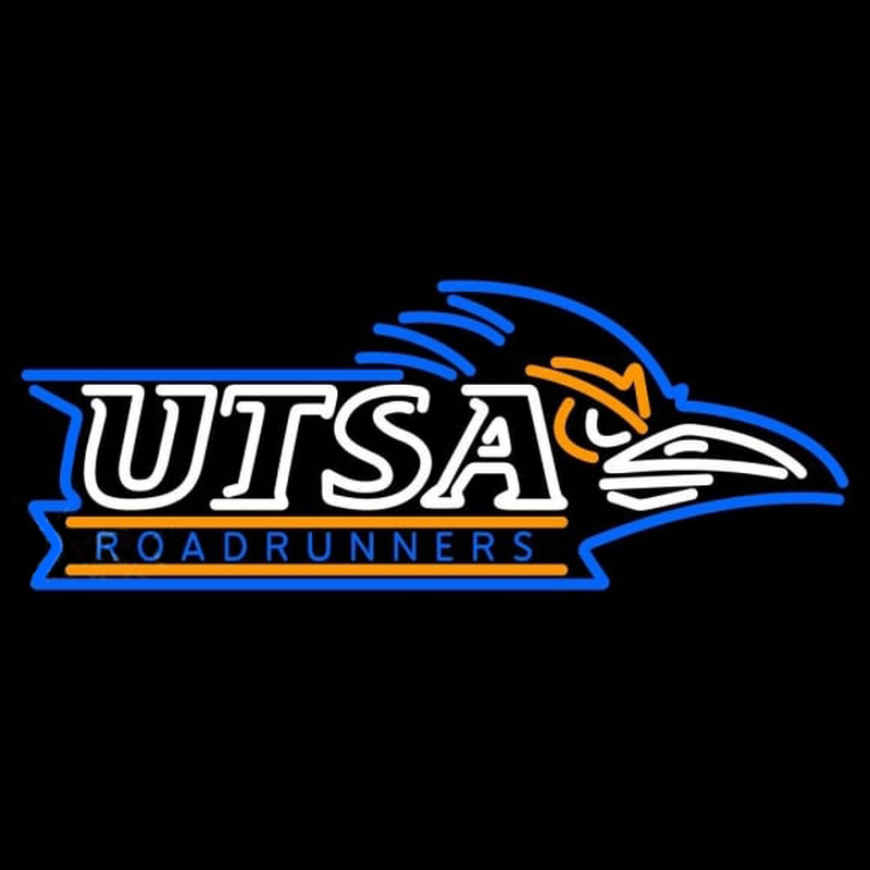 Custom Texas Sa Roadrunners Alternate 2007 Pres Logo NCAA Neon Sign USA
