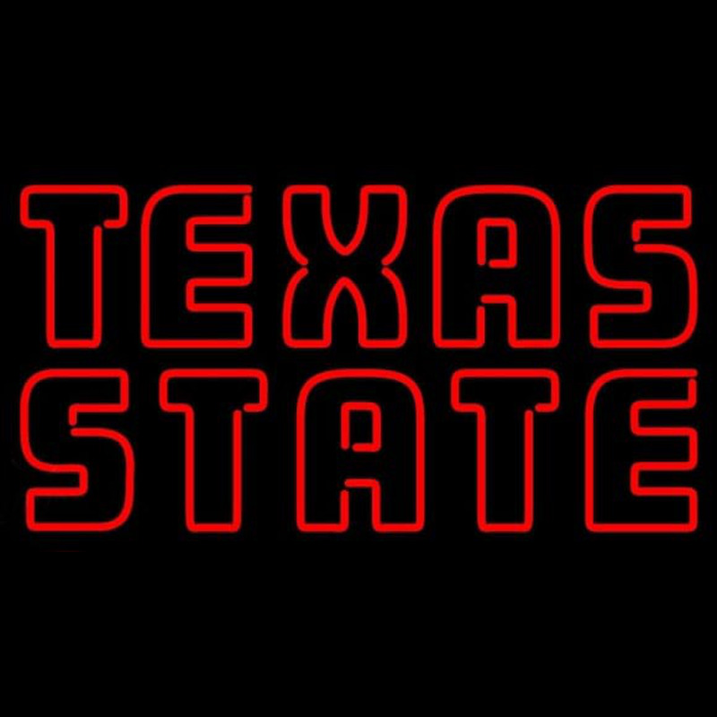 Custom Texas State Bobcats Wordmark 2003 Pres Logo NCAA Neon Sign USA