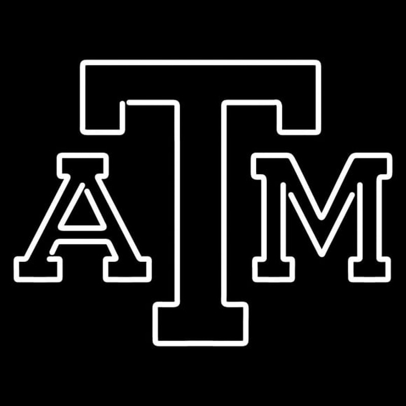 Custom Texas a and M Aggies Alternate 1978 Pres Logo NCAA Neon Sign USA