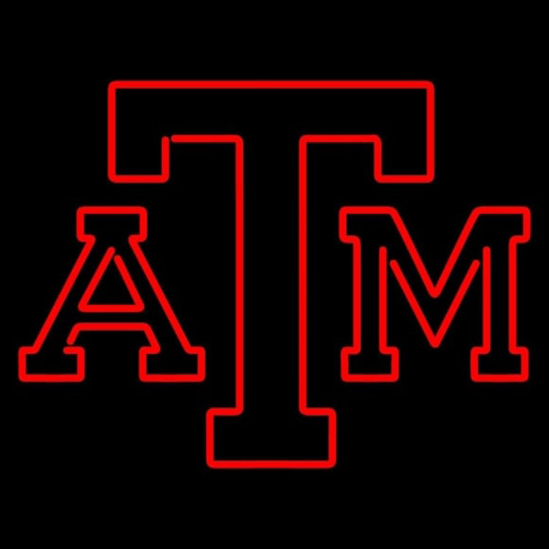 Custom Texas a and M Aggies Primary 1981 2000 Logo NCAA Neon Sign USA