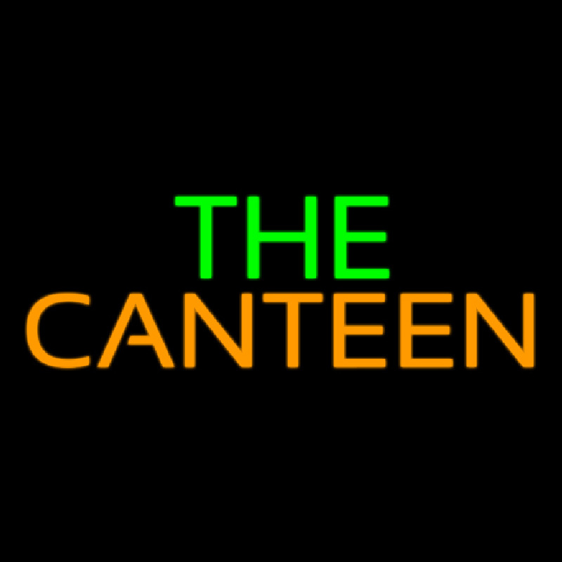 Custom The Canteen Neon Sign USA