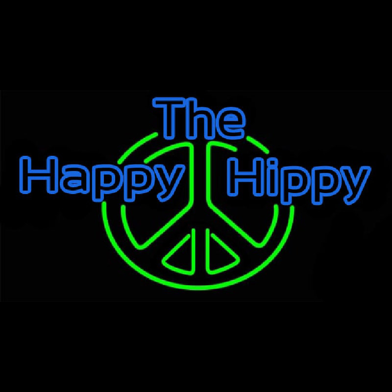 Custom The Happy Hippy Neon Sign USA