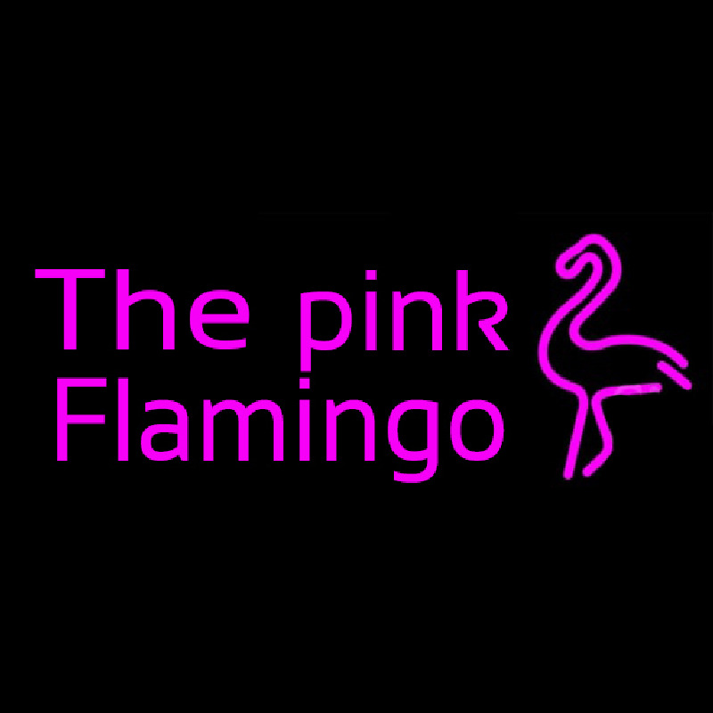 Custom The Pink Flamingo Neon Sign USA