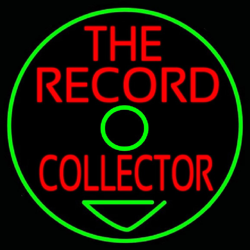 Custom The Record Collector Neon Sign USA