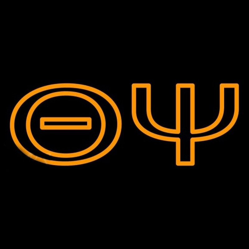 Custom Theta Psi Neon Sign USA