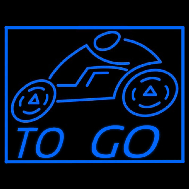 Custom To Go Delivery Take Out Pizza Motor Neon Sign USA