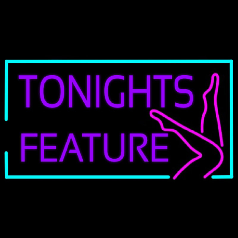 Custom Tonights Feature Neon Sign USA