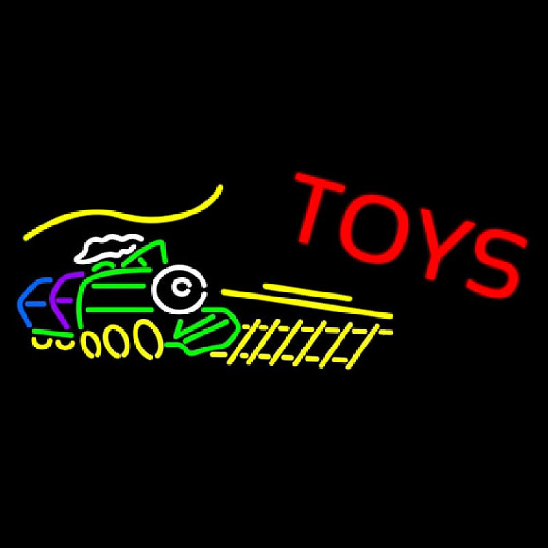Custom Train Toys Neon Sign USA