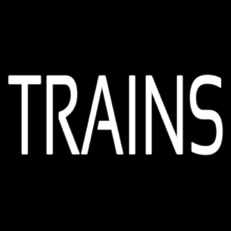 Custom Trains Neon Sign USA
