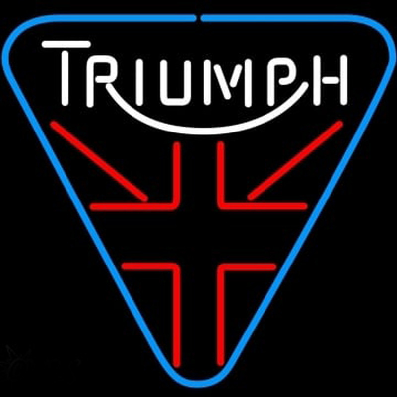 Custom Triumph Motorcycle Thruxton Rocket Daytona Neon Sign USA