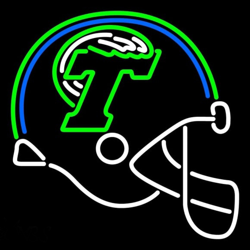 Custom Tulane Green Helmet 1998 Pres Logo NCAA Neon Sign Neon Sign USA