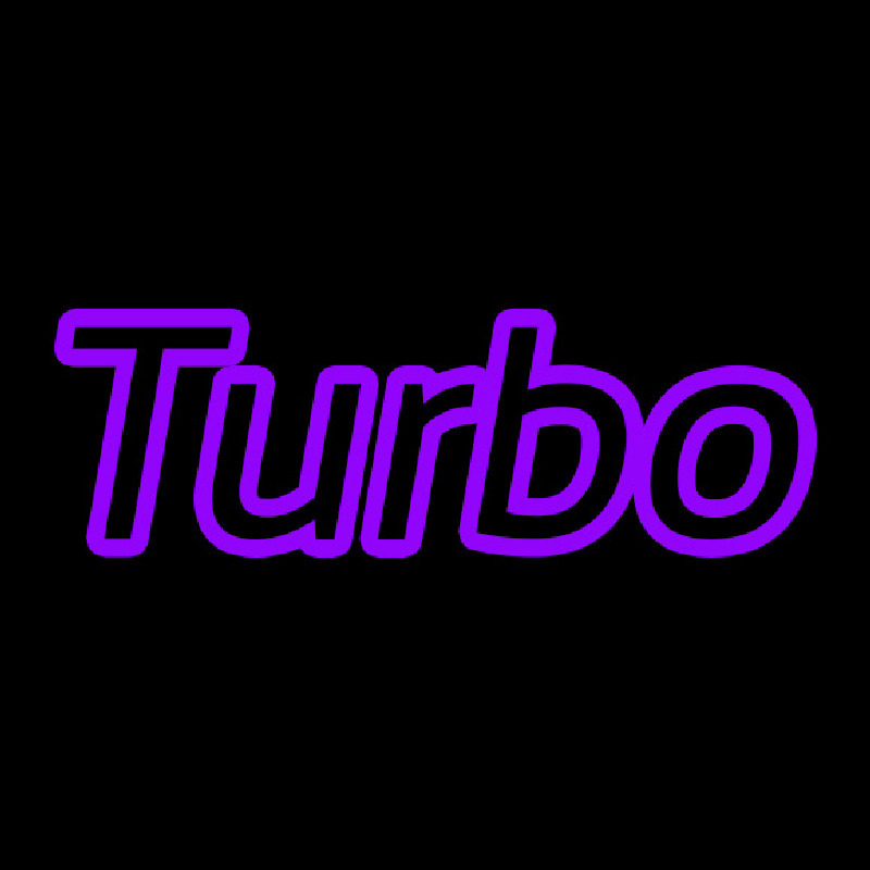 Custom Turbo Neon Sign USA