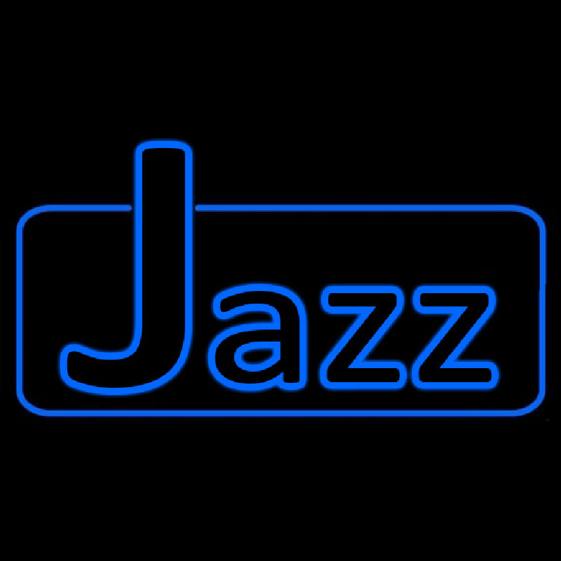 Custom Turquoise Jazz With Border Neon Sign USA