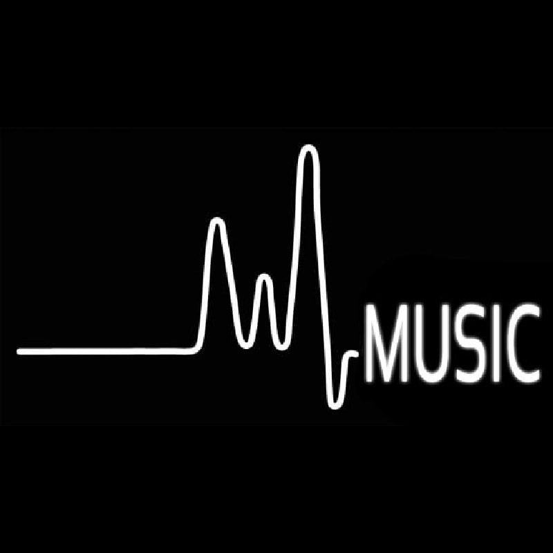 Custom Turquoise Music Neon Sign USA