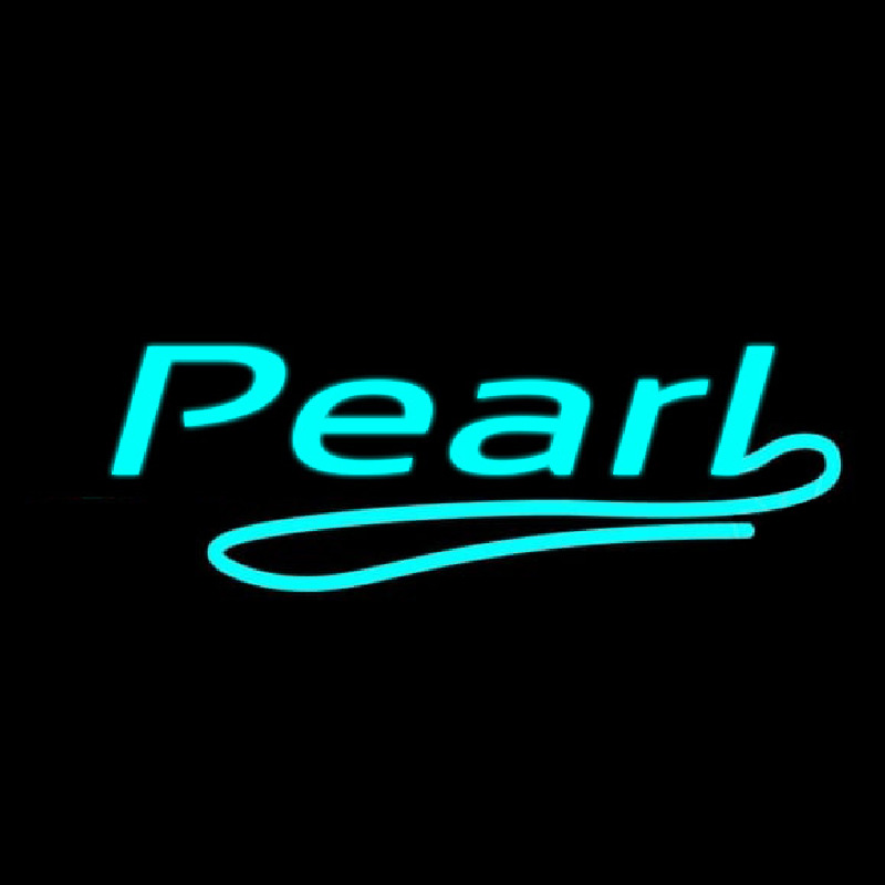 Custom Turquoise Pearl Neon Sign USA